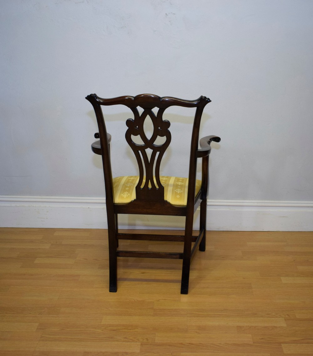 Antique Georgian Chippendale Armchair View VII