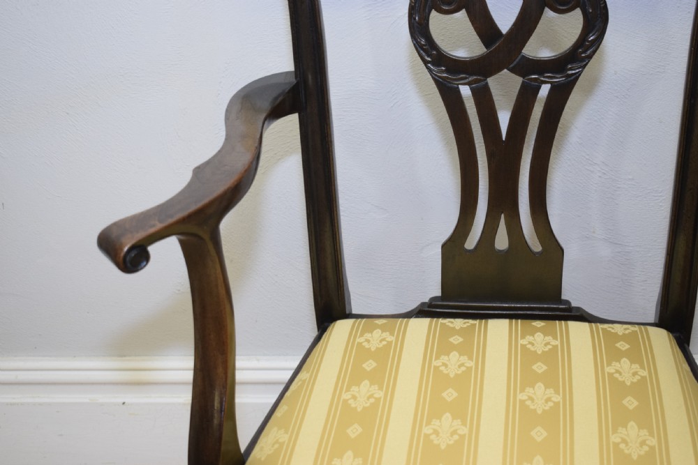 Antique Georgian Chippendale Armchair View XIV