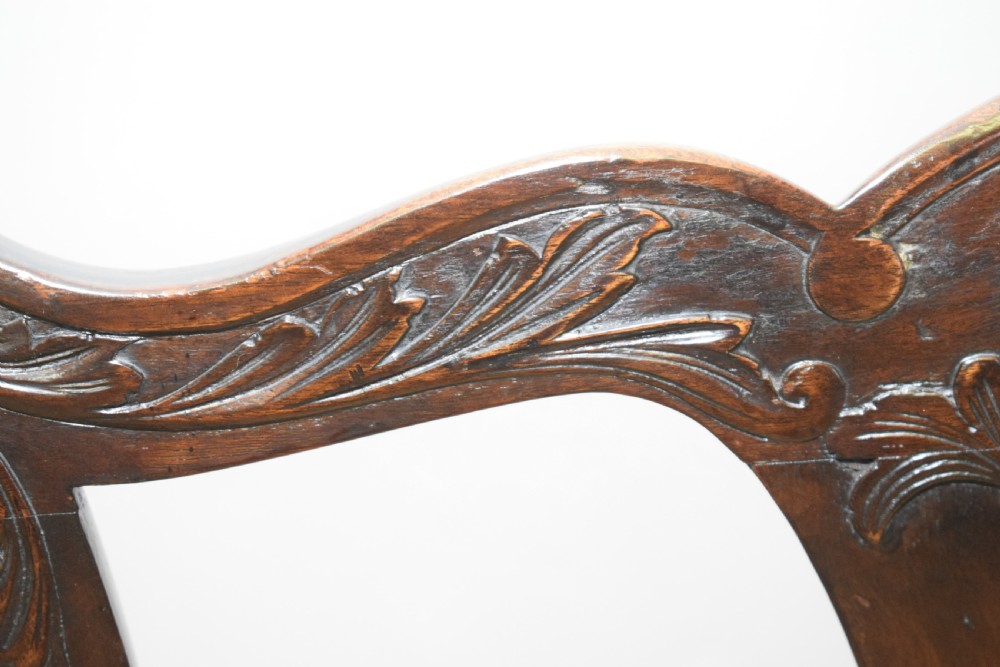 Antique Georgian Chippendale Armchair View IX