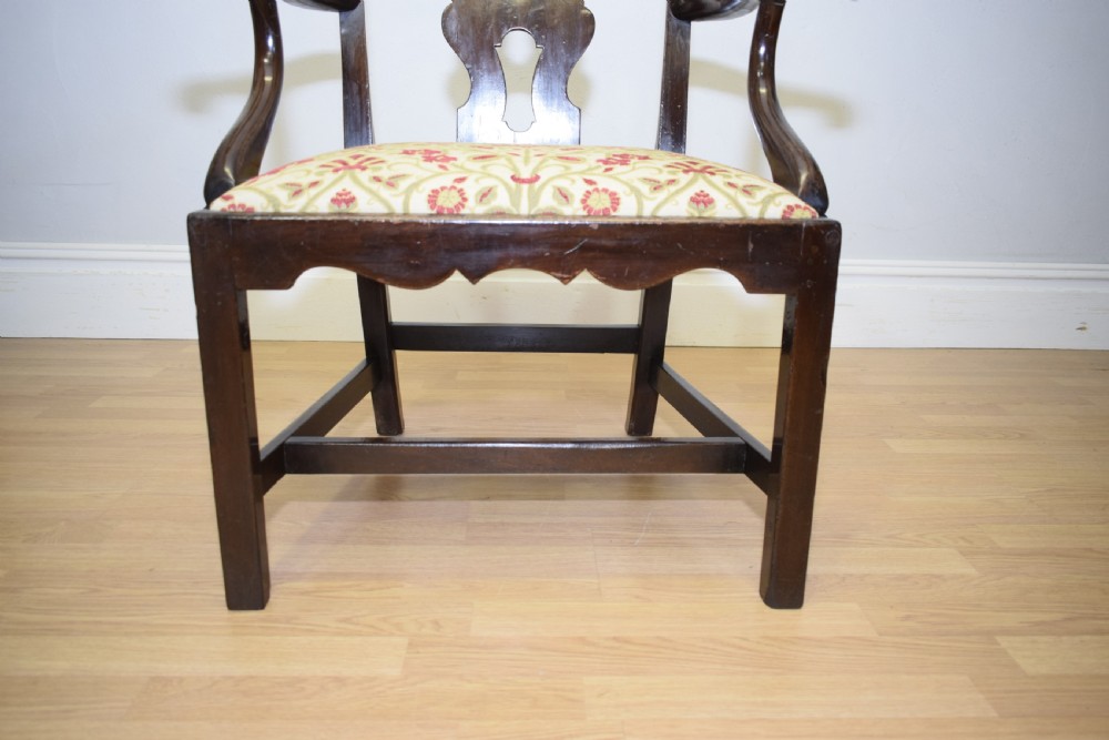 Antique Georgian Chippendale Armchair View XIII
