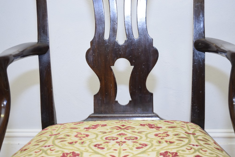 Antique Georgian Chippendale Armchair View XIV