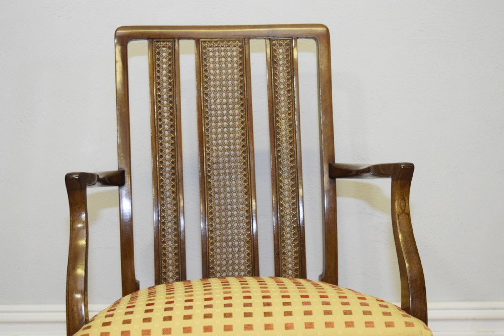 Antique Edwardian Inlaid Armchair View V