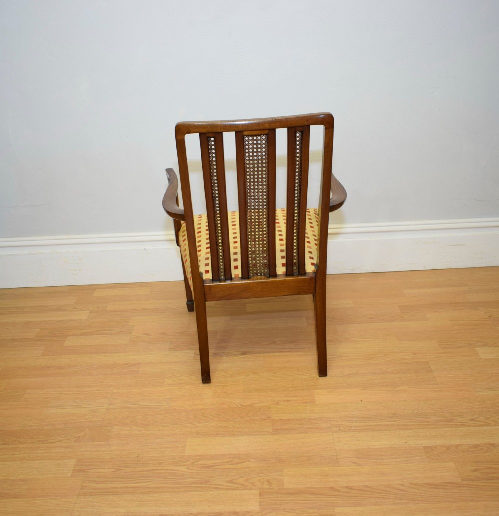 Antique Edwardian Inlaid Armchair View IX