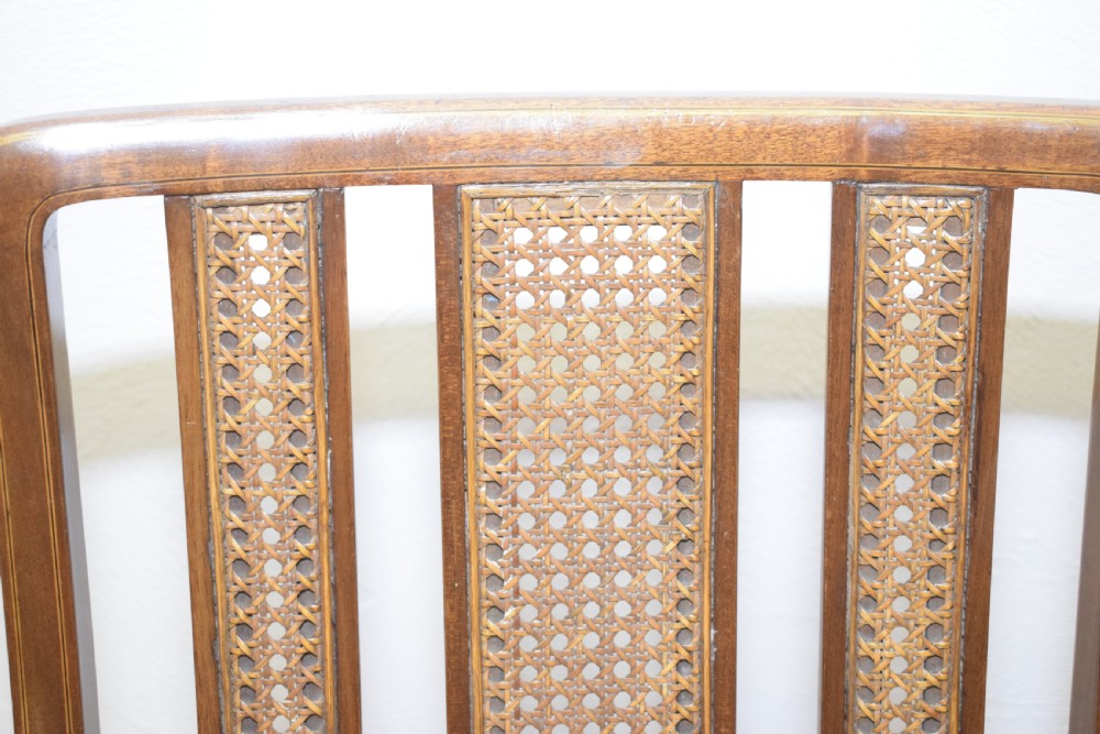 Antique Edwardian Inlaid Armchair View XI