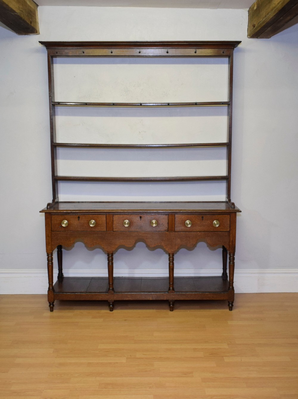 Antique Welsh Dresser and Rack Georgian
