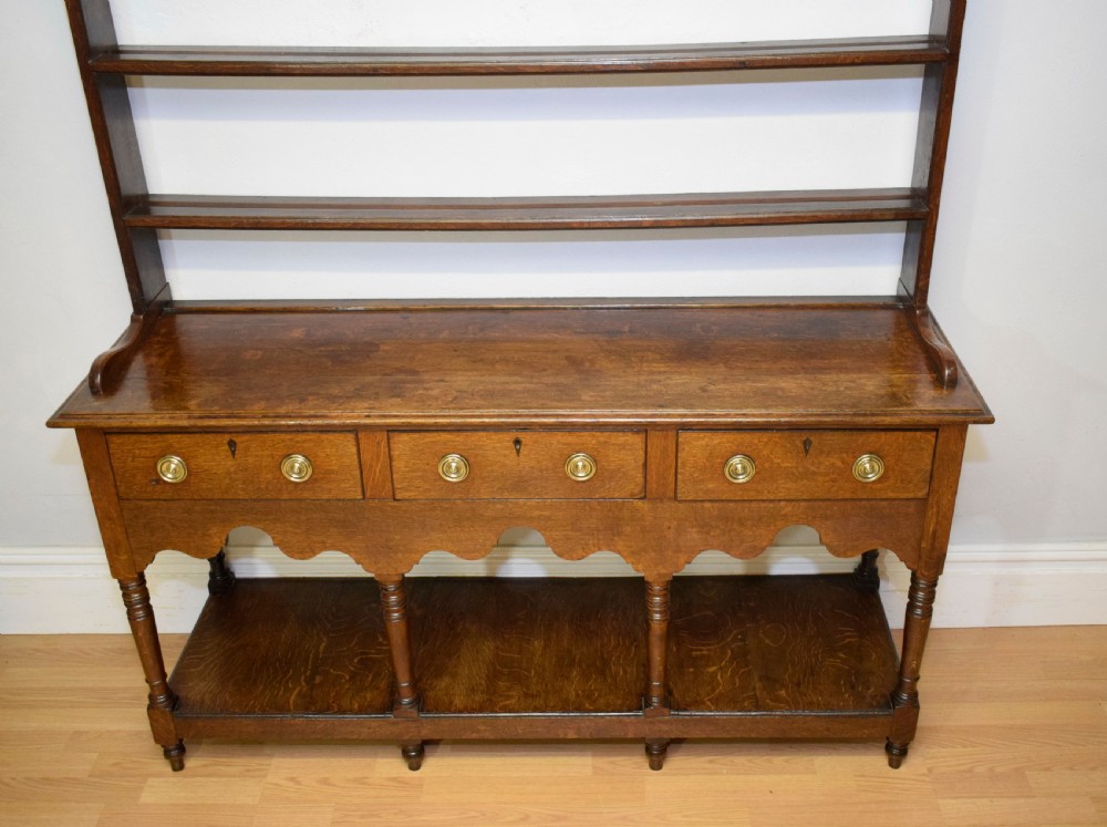 Antique Welsh Dresser and Rack Georgian View II