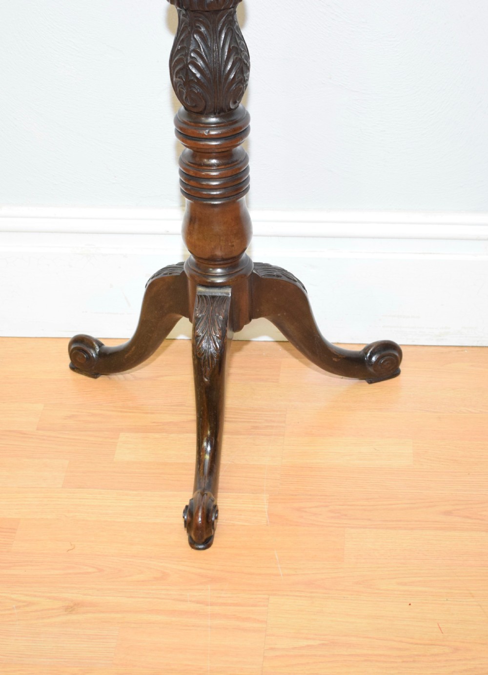 Antique Torchere Plant Stand Chippendale Style View II