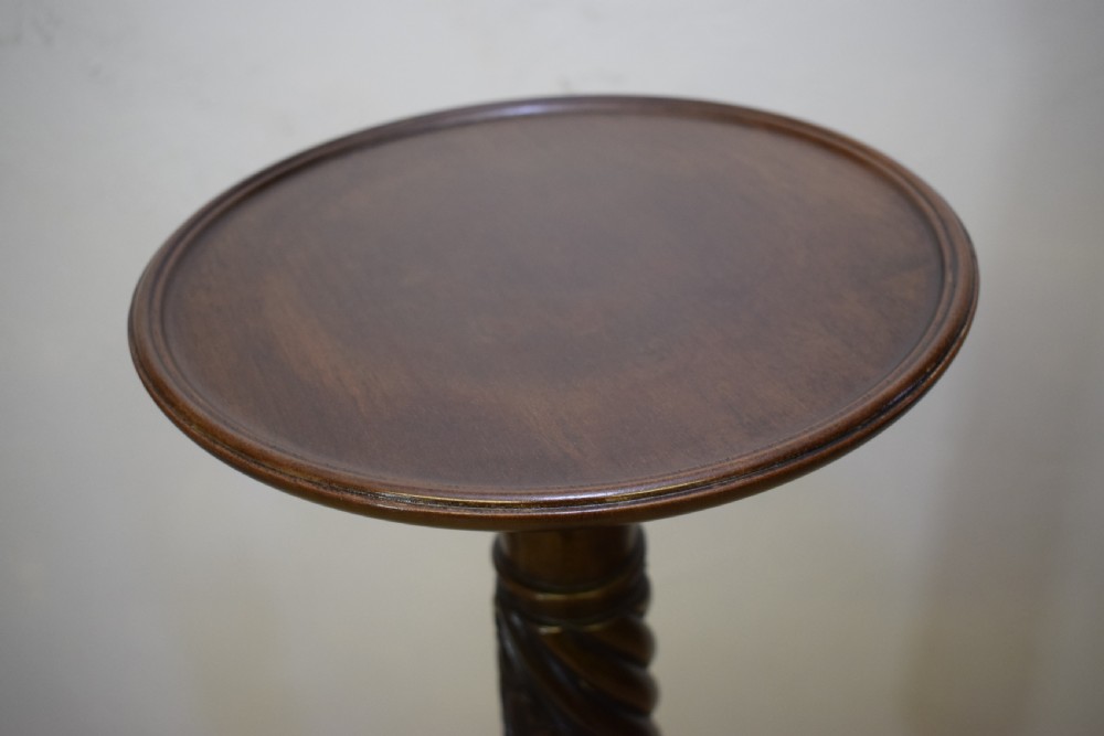 Antique Torchere Plant Stand Chippendale Style View XI