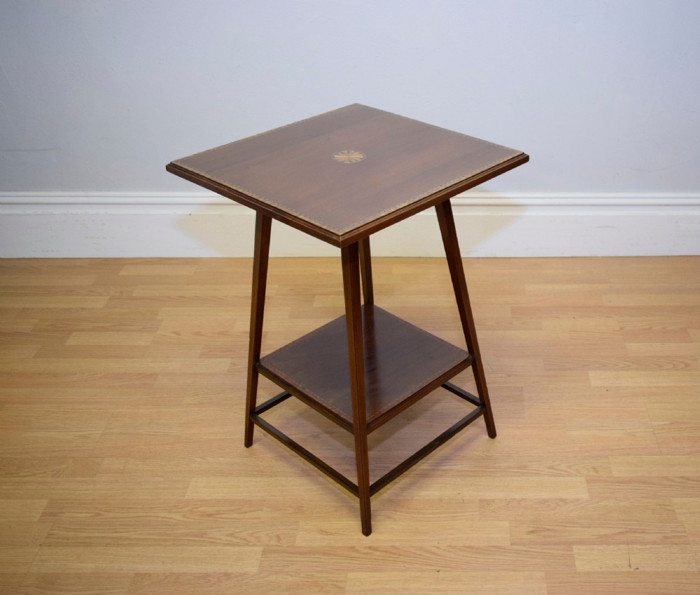Antique Inlaid Occasional Table