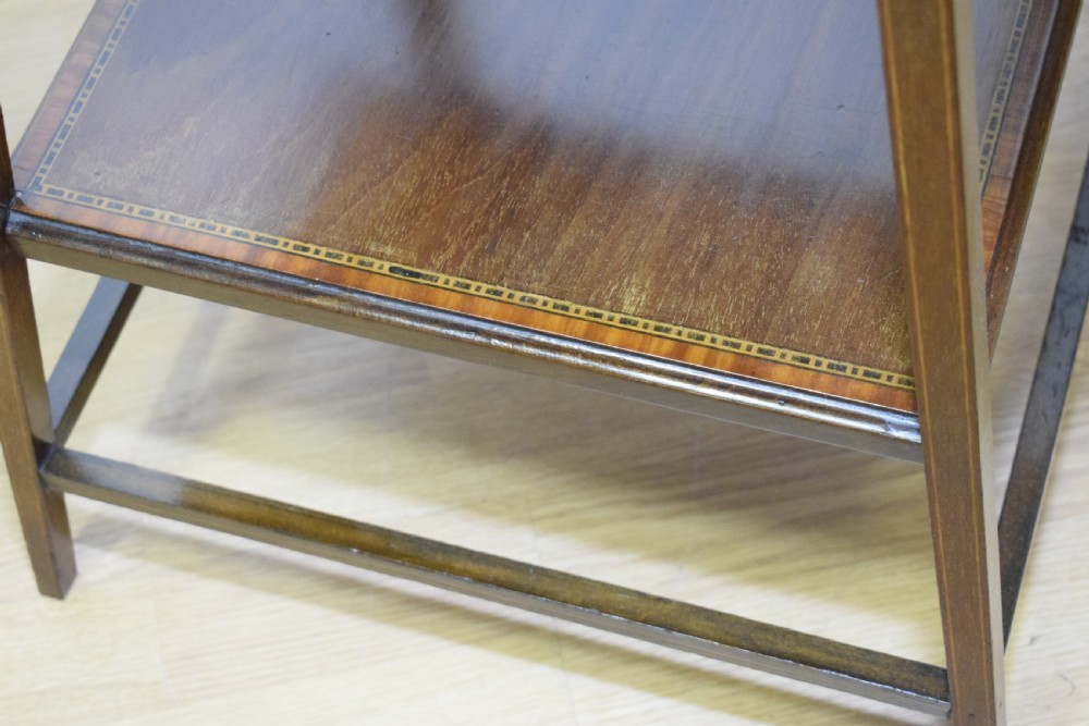Antique Inlaid Occasional Table View XI