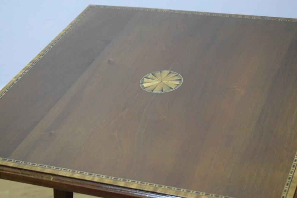 Antique Inlaid Occasional Table View XV
