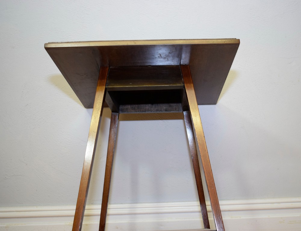 Antique Inlaid Occasional Table View XX