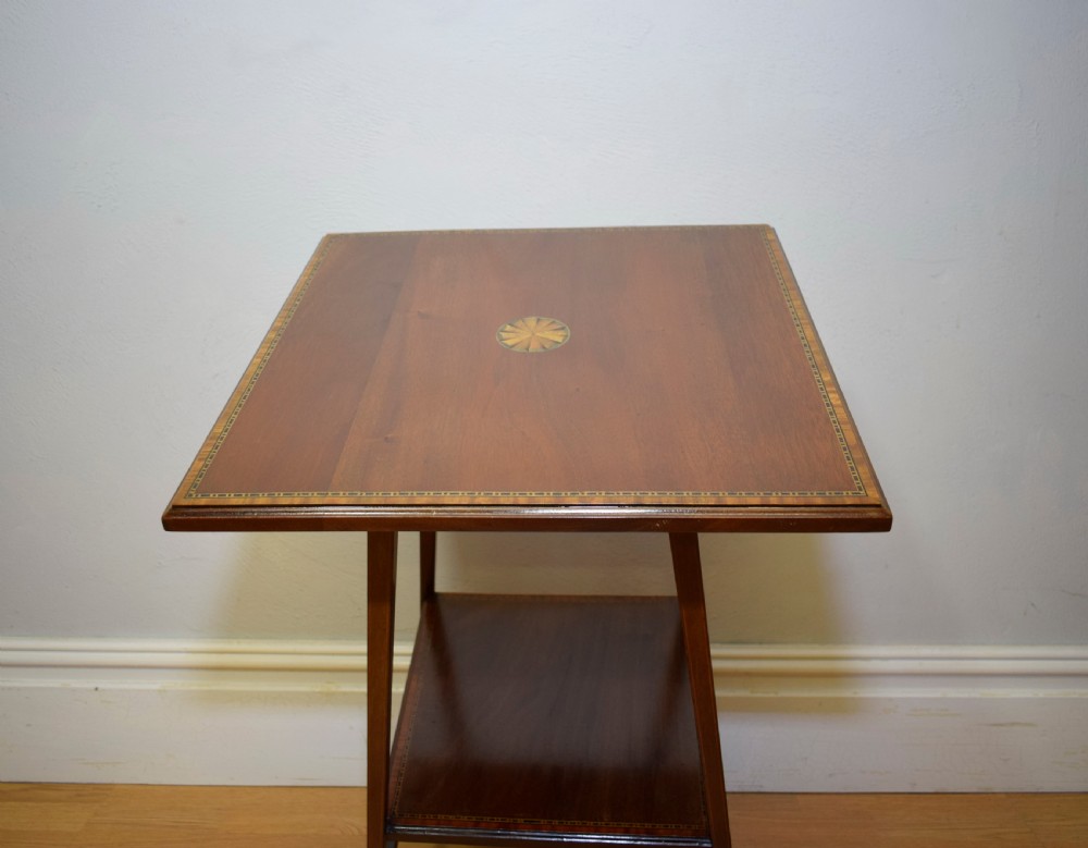 Antique Inlaid Occasional Table View XXI