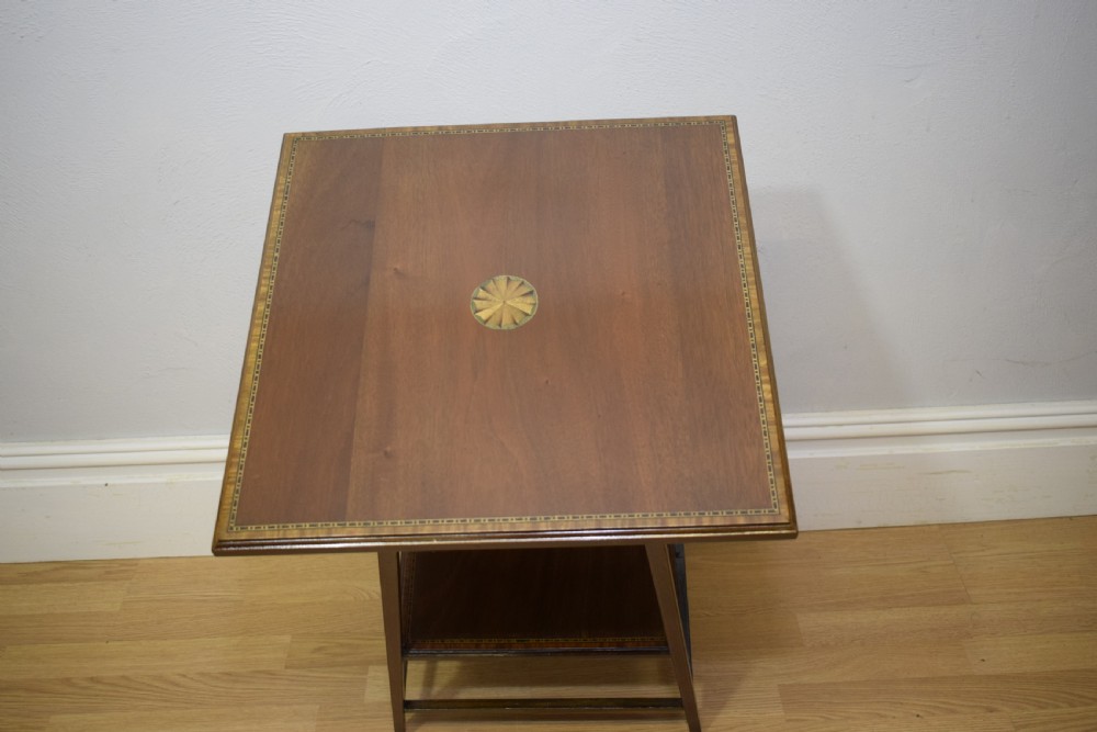 Antique Inlaid Occasional Table View XXII