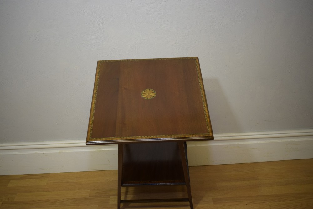 Antique Inlaid Occasional Table View XXIII