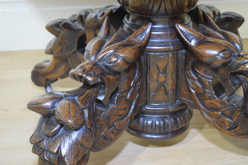 Antique Oak Dining Table View III