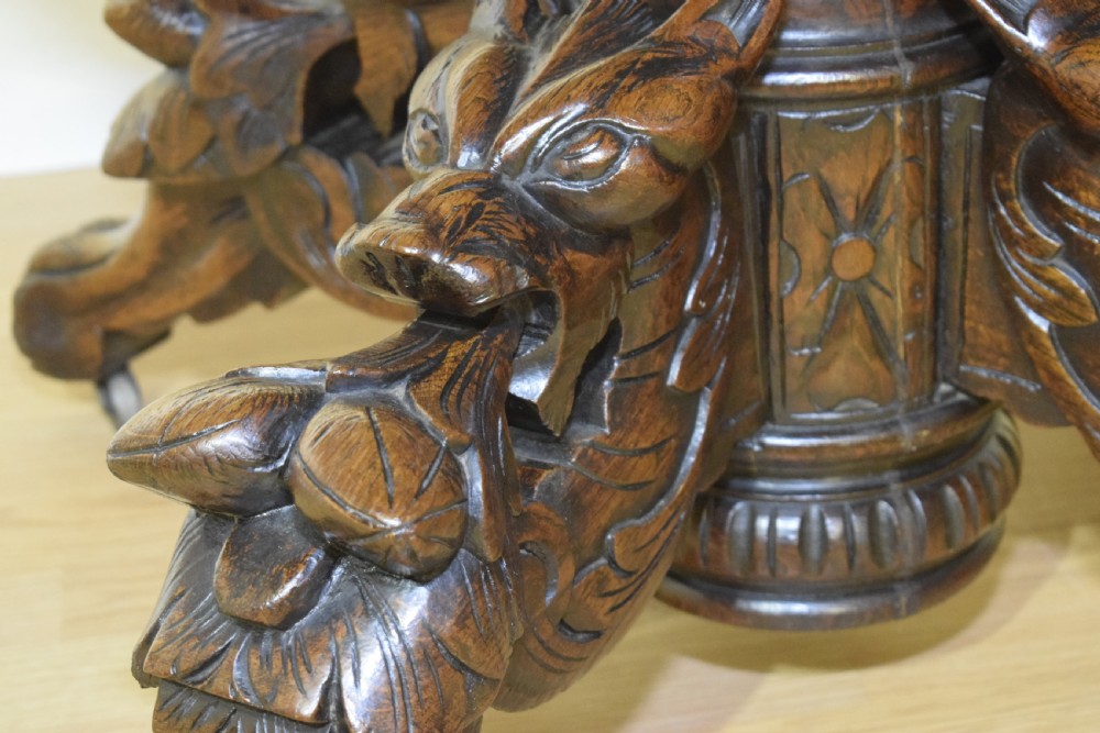 Antique Oak Dining Table View VI