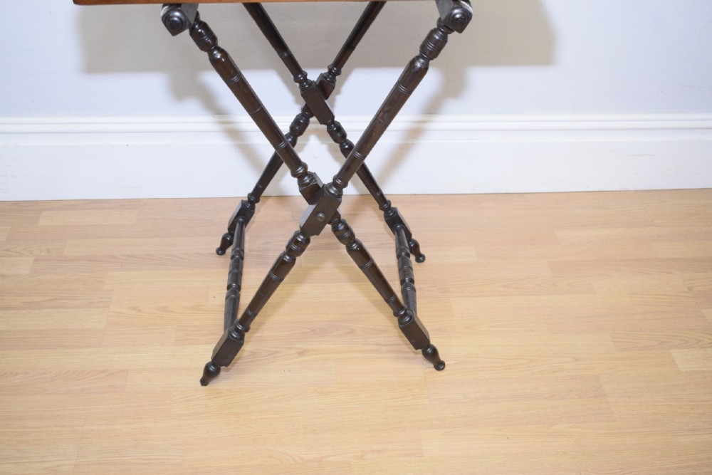 Antique Butlers Tray on Stand View V