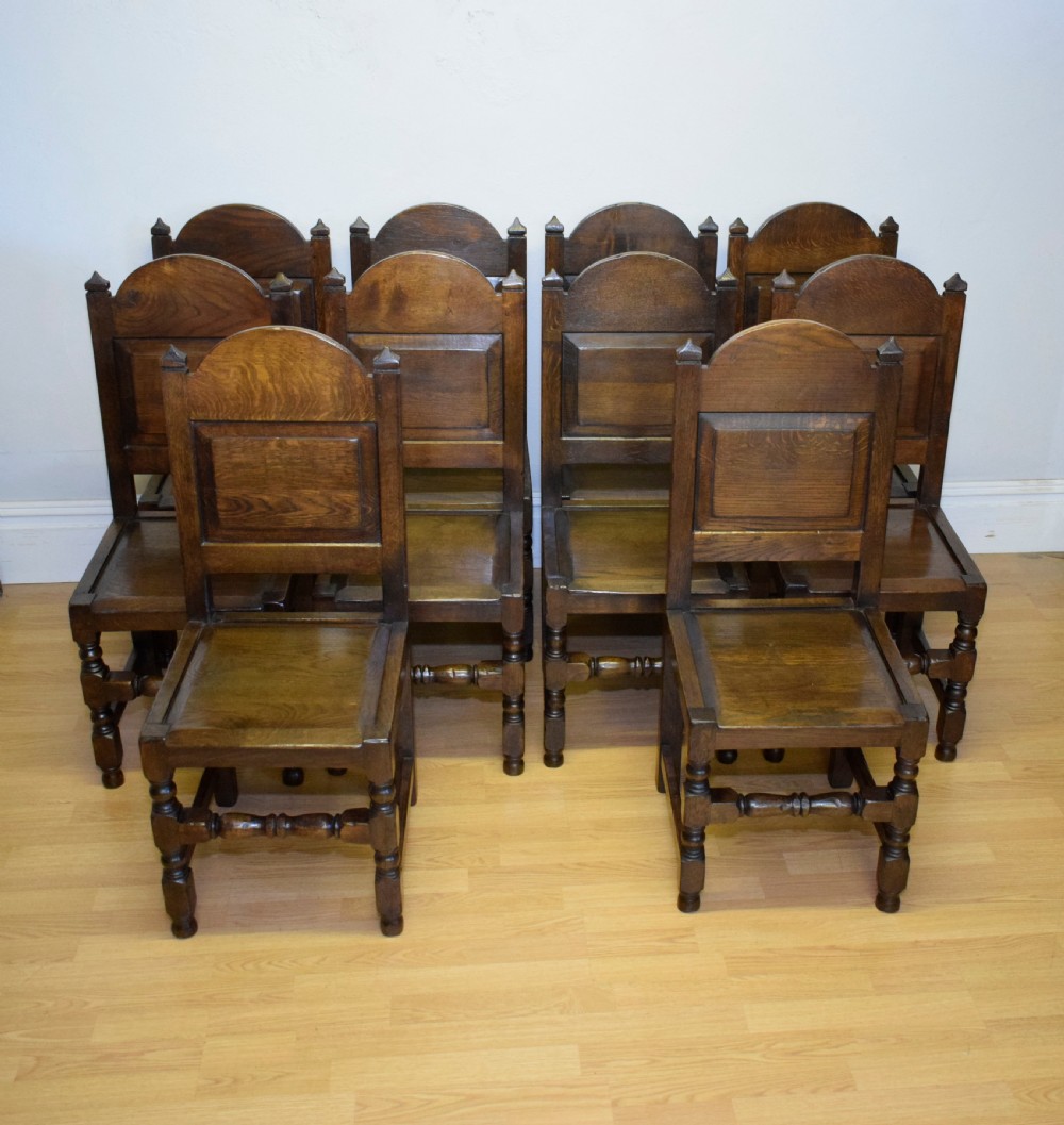 Antique Set of 10 Dining Chairs View IX