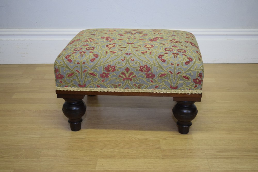 Antique Victorian Footstool View VI