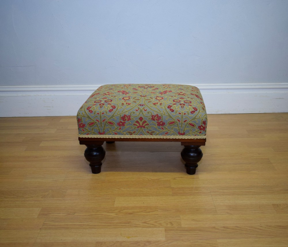 Antique Victorian Footstool View VII