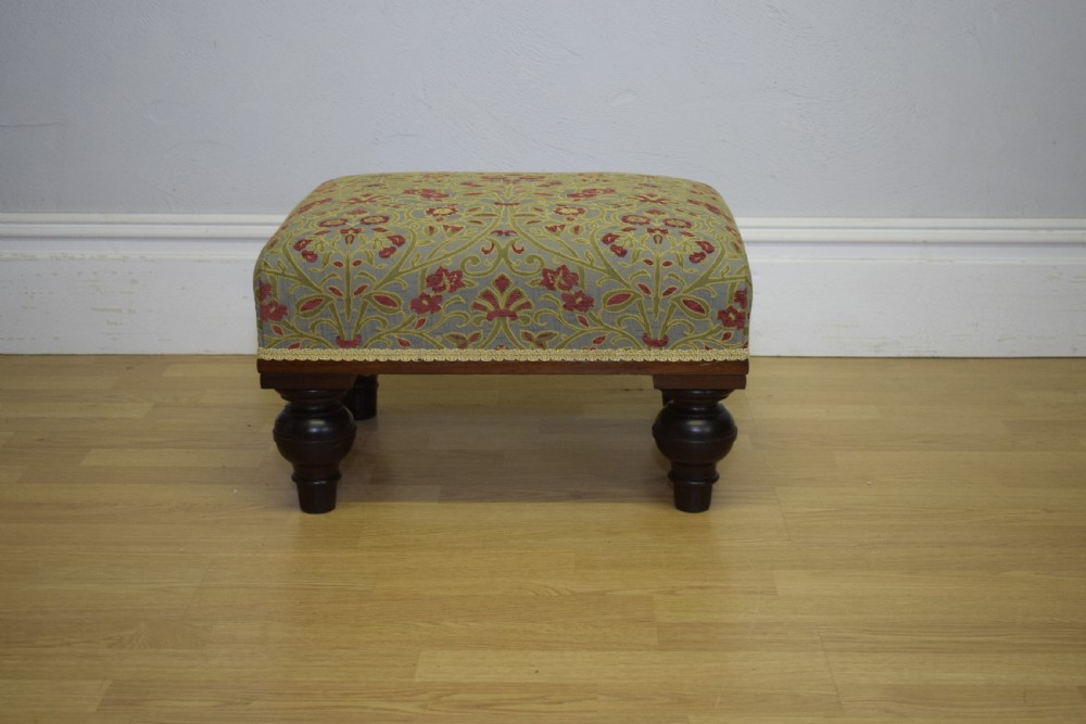 Antique Victorian Footstool View XIV