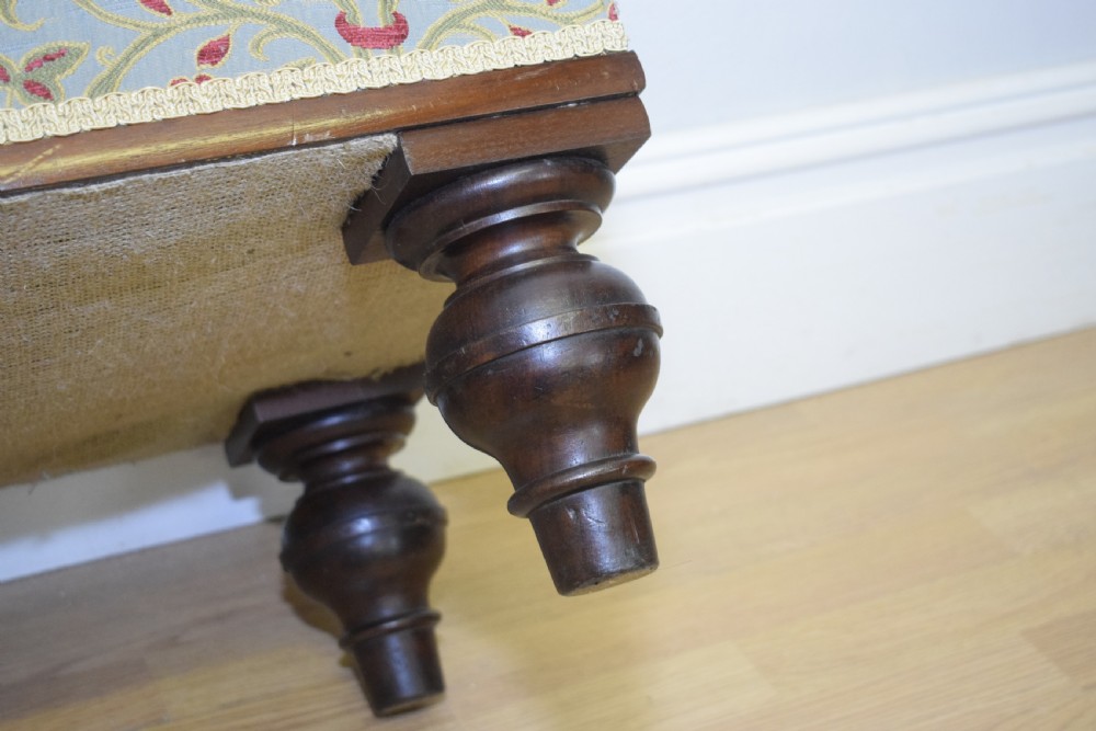 Antique Victorian Footstool View XXI