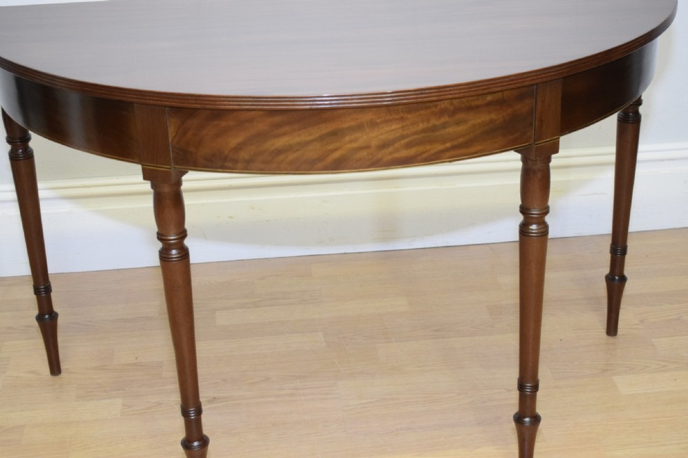 Antique Regency Demi Lune Console Table View II
