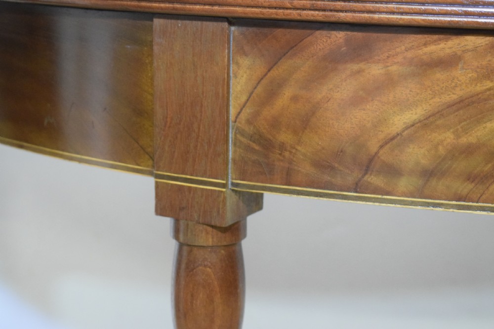 Antique Regency Demi Lune Console Table View X