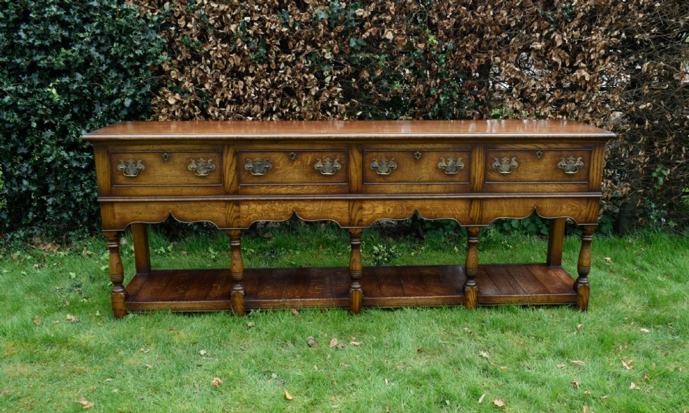 7ft Montgomeryshire  Dresser Base View XX