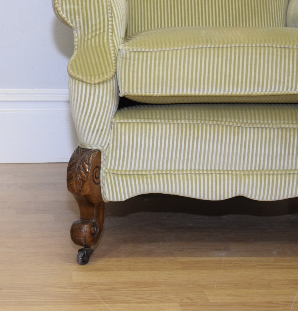 Antique Wing Back Arm Chair View XVIII