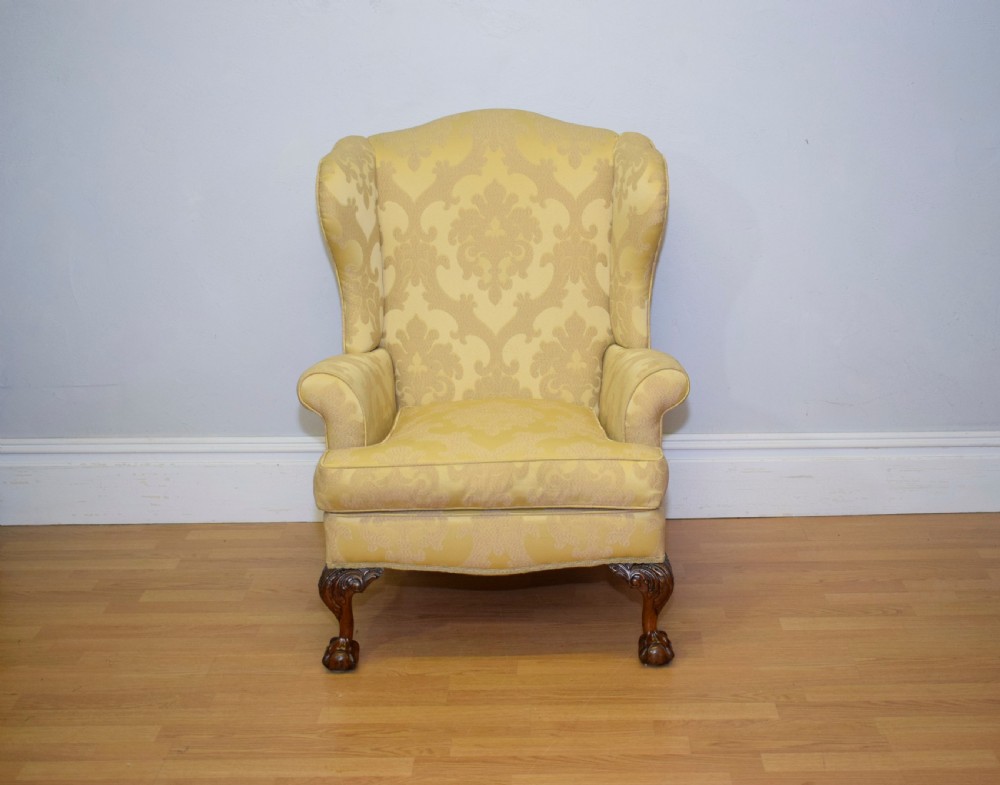 Antique Upholstered Armchair