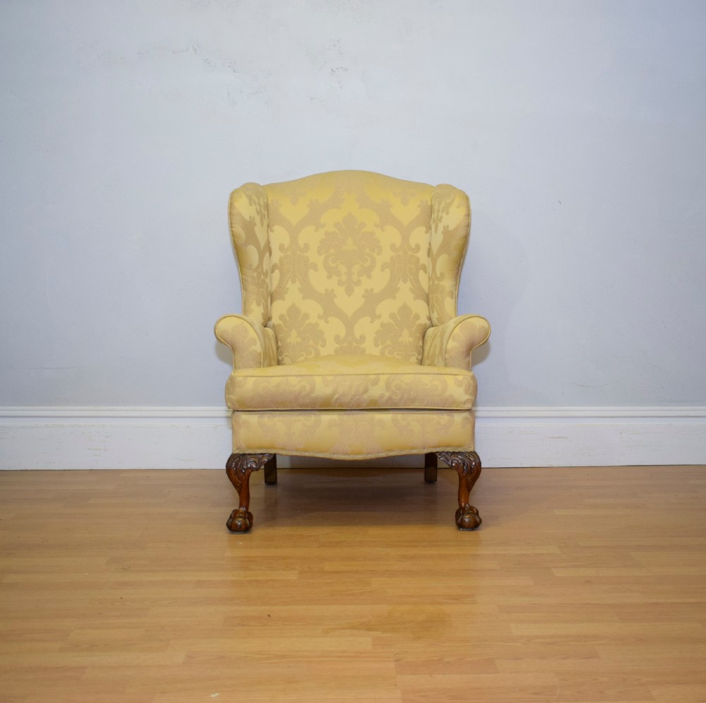 Antique Upholstered Armchair View III