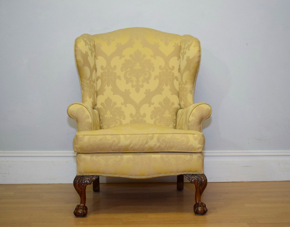 Antique Upholstered Armchair View IV