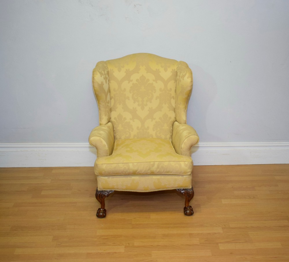 Antique Upholstered Armchair View VI