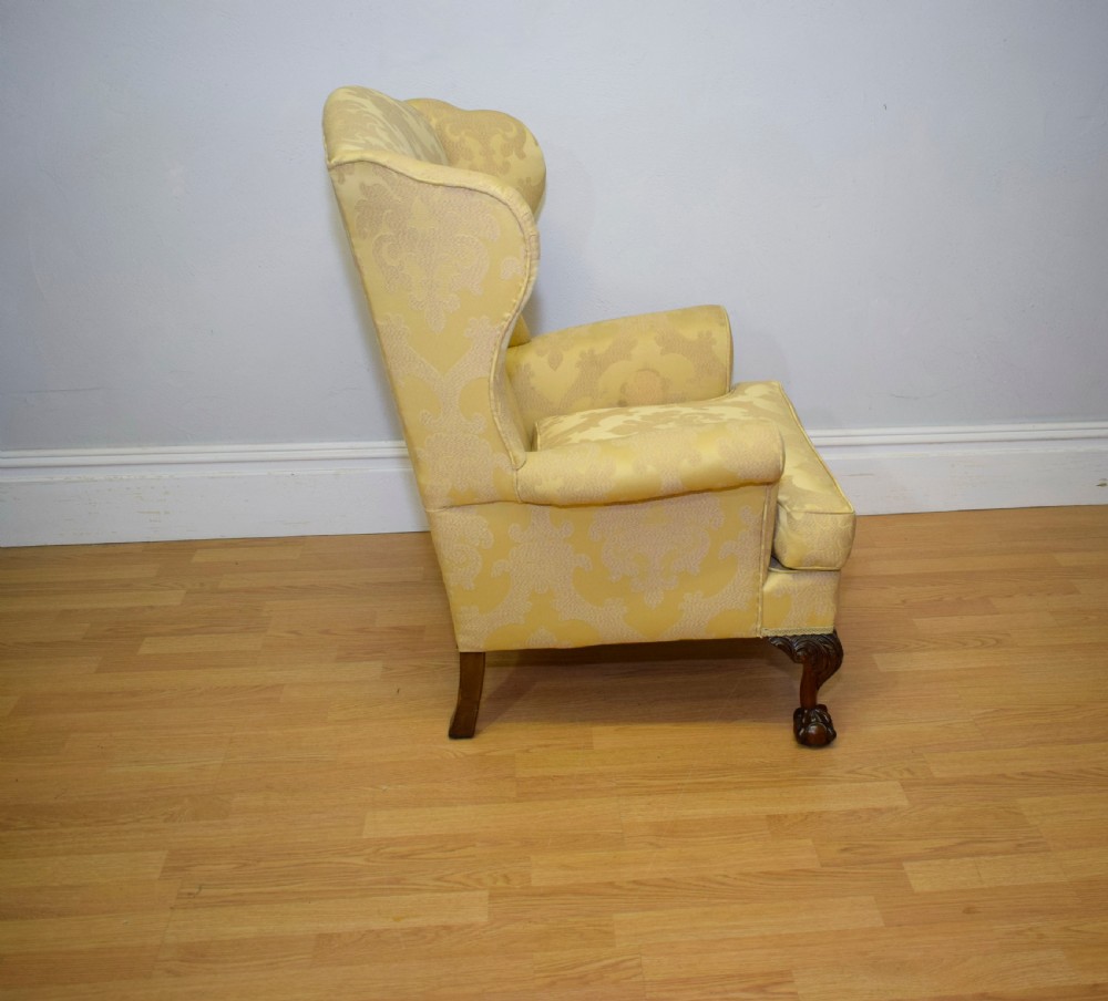 Antique Upholstered Armchair View VII