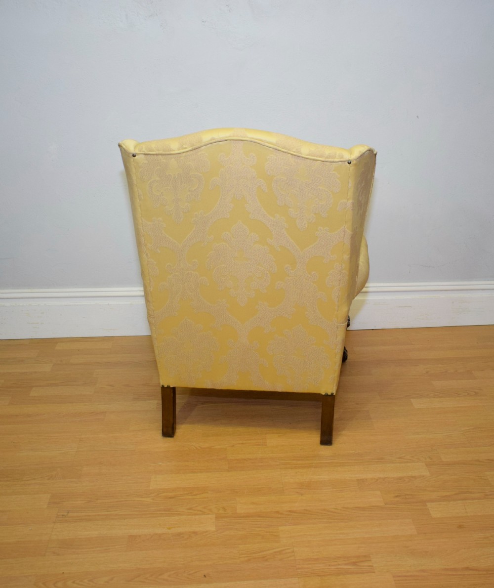 Antique Upholstered Armchair View VIII