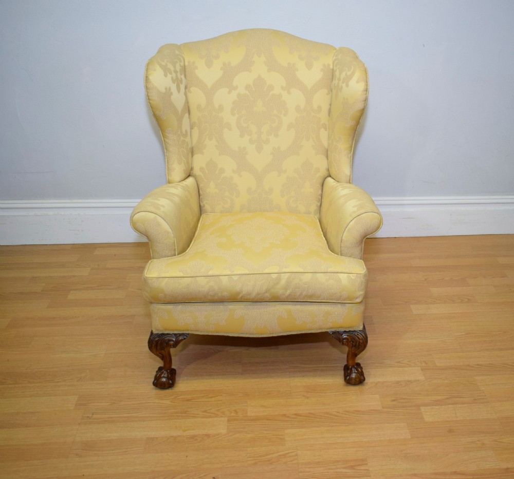 Antique Upholstered Armchair View X