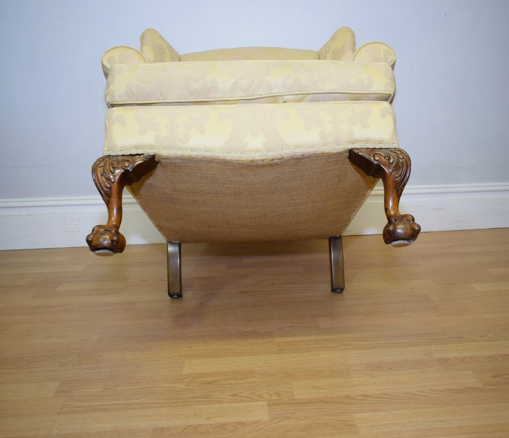 Antique Upholstered Armchair View XII