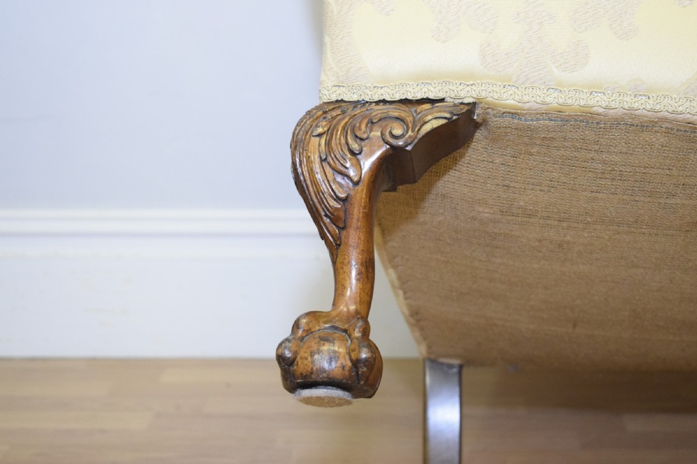 Antique Upholstered Armchair View XIII