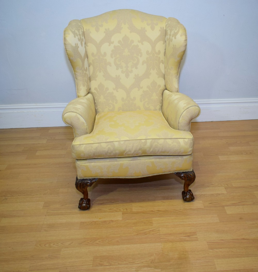 Antique Upholstered Armchair View XIV