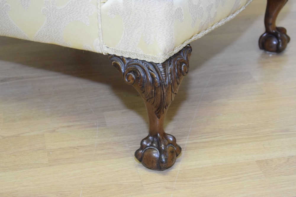Antique Upholstered Armchair View XVII
