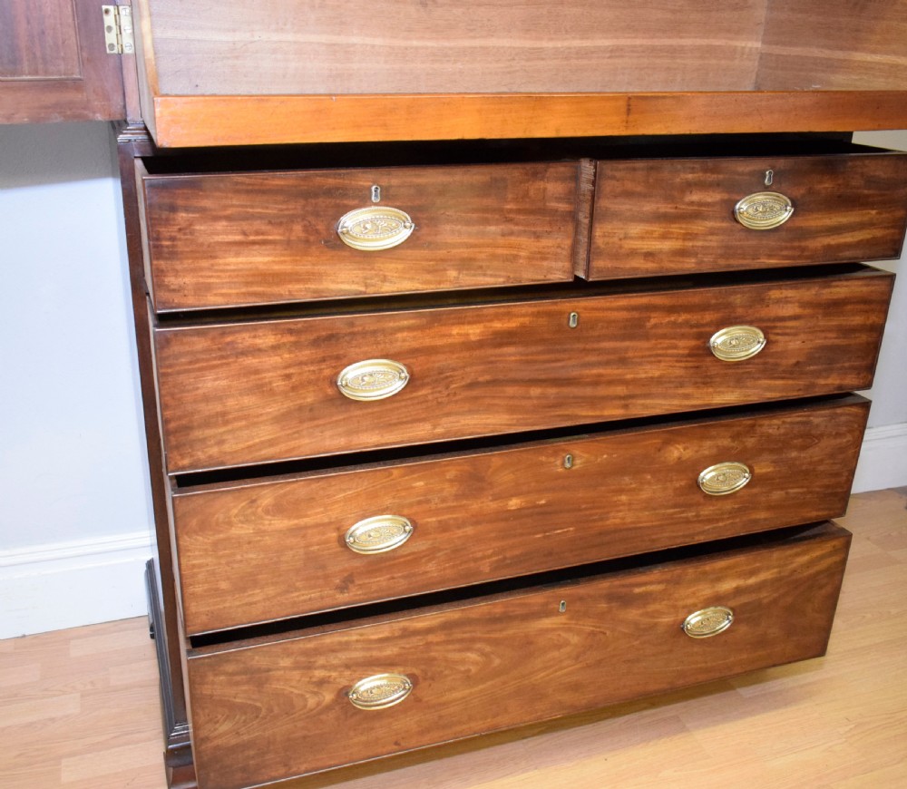 Antique Georgian Period Linen Press View XIII