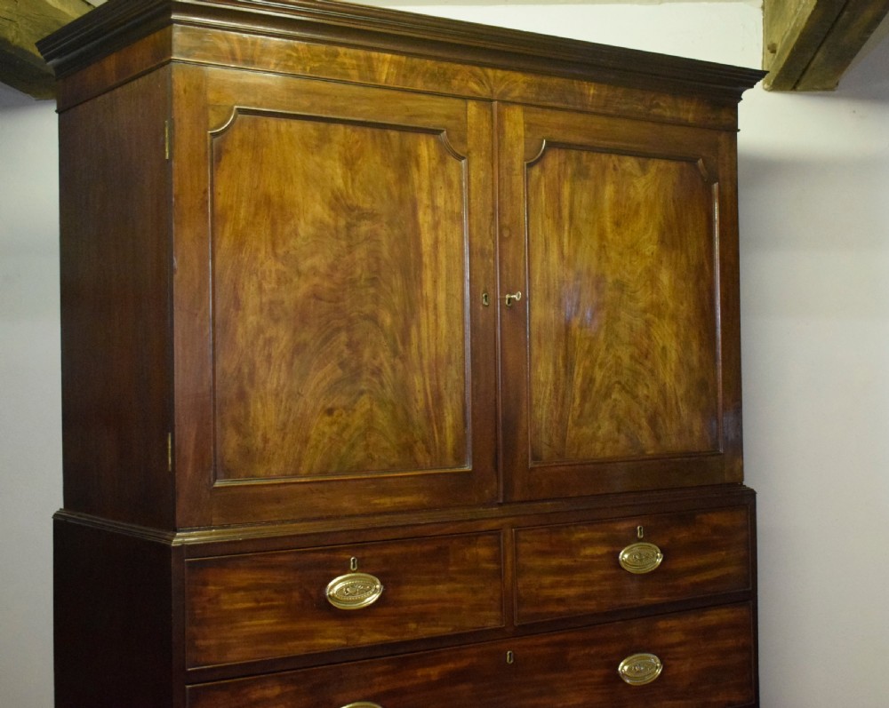 Antique Georgian Period Linen Press View XX