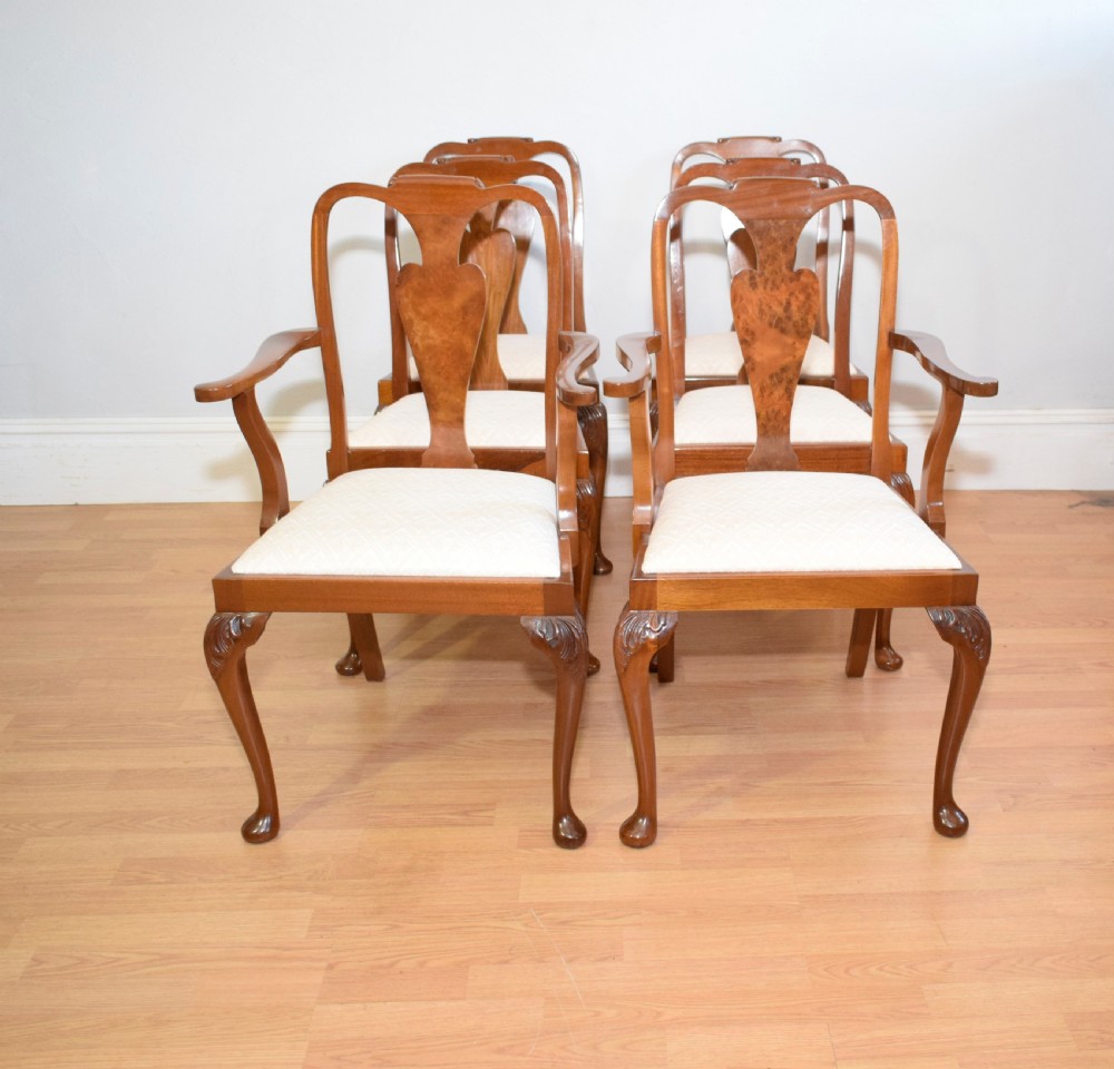 Antique  Set of 6 Walnut Dining Chairs View III