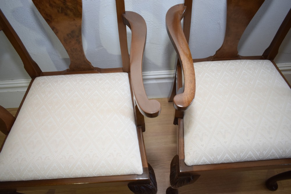 Antique  Set of 6 Walnut Dining Chairs View VI