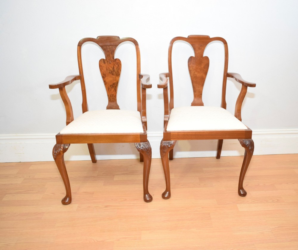 Antique  Set of 6 Walnut Dining Chairs View VII