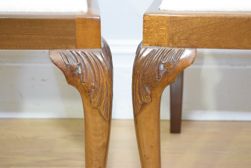 Antique  Set of 6 Walnut Dining Chairs View XI
