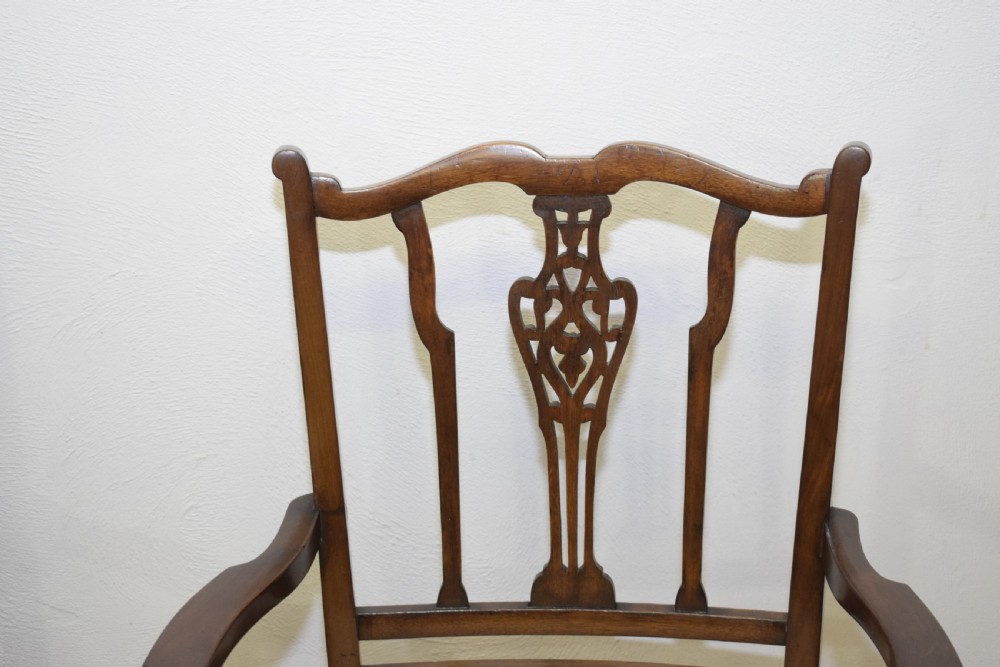Antique Pair of Edwardian Arm Chairs  View V