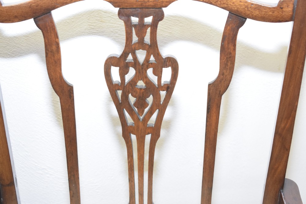 Antique Pair of Edwardian Arm Chairs  View X
